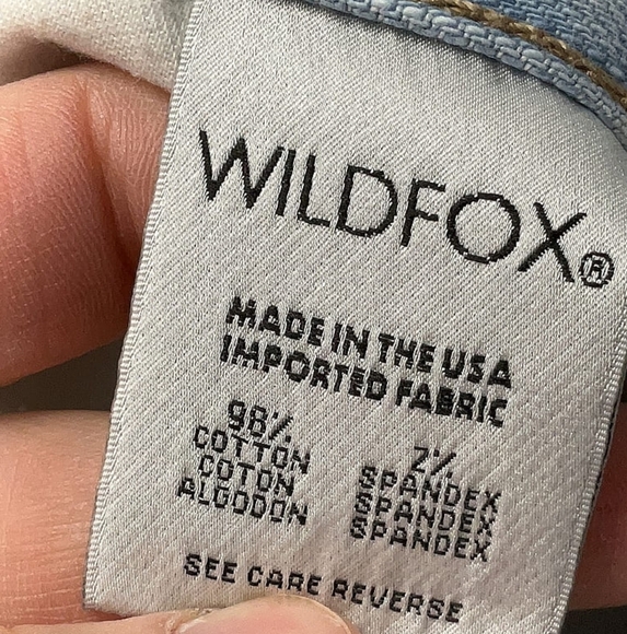 Wildfox Extreme Distressed Light Wash Jeans – Size 25 - Picture 5 of 5